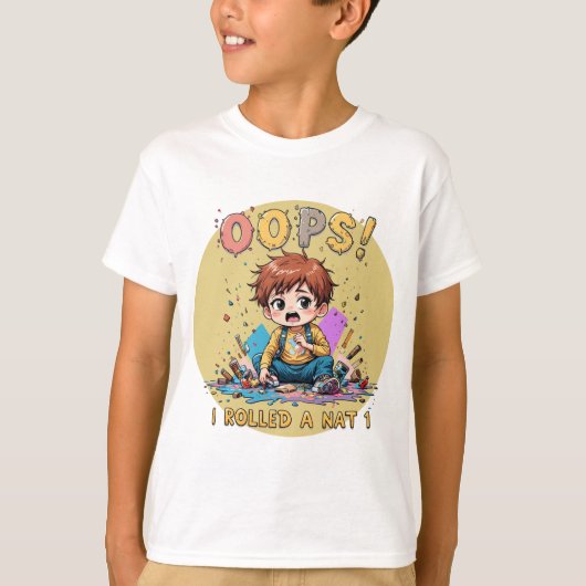 OEPS IK HEB EEN NAT 1 GEROLD T-SHIRT (Voorkant)