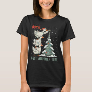 Oeps, ik heb nog een boom Merry Goosemas Gekke Goo T-shirt
