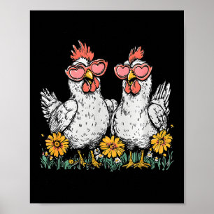 Oeps ik heb nog een kip, Grappig boerderijdier  Poster