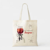 Oeps, ik heb te veel sangria gedronken tote bag (Achterkant)