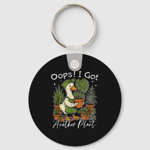 Oeps, ik heb weer een plant, domme gans plant, gra sleutelhanger