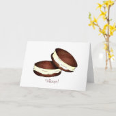 Oeps! Je geboortedag Whoopie Pie Pies Kaart verget (Gele Bloem)
