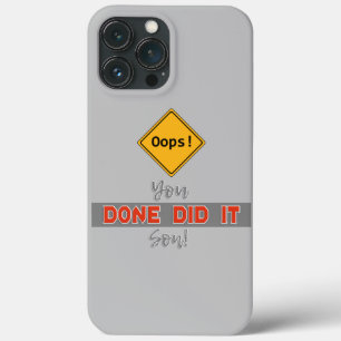 Oeps! Je hebt het gedaan. - Zeer grappig Case-Mate iPhone Case