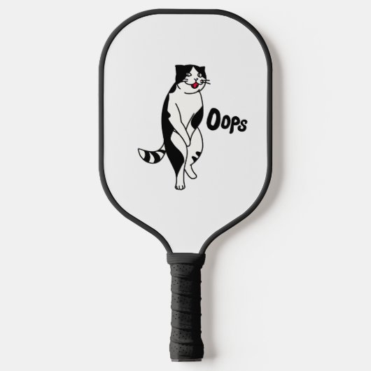 Oeps, kat pickleball paddle (Voorkant)