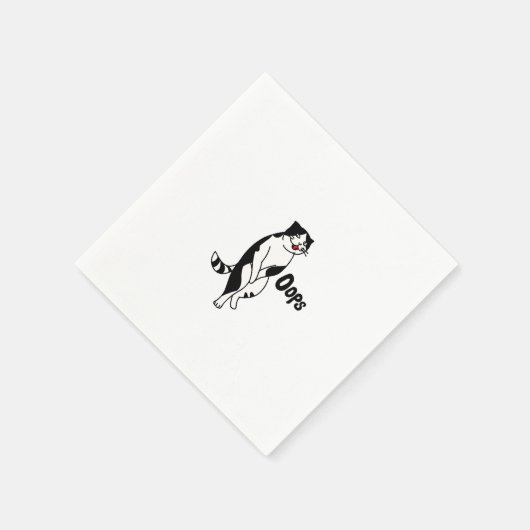 Oeps, kat servet (Hoek)