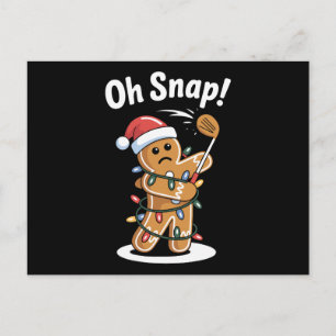Oeps Kerstman Kerstdag Gebruid Mannetje Lichtjes H Feestdagenkaart