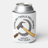 Oeps lieten mijn gereedschappen vallen communistis blikjeskoeler (Blikje Achterkant)