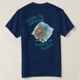 Oeps, mijn kompas wijst naar gerechtigheid t-shirt