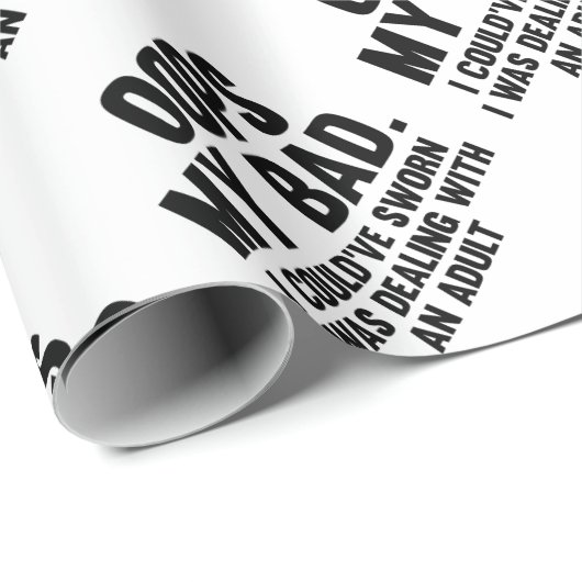 Oeps Mijn Slecht Cadeaupapier (Rol Hoek)