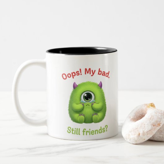 Oeps My Bad Still Friends Mok – Funny Friendship C (Met donut)