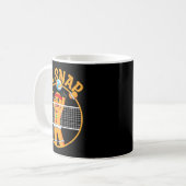 Oeps Peperkoek Man Kerst Volleybal Koffiemok (Voorkant links)