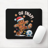 Oeps Peperkoekman Kerst Voetbal 1 Muismat (Met muis)