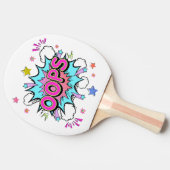Oeps Pop Art Explosie Tafeltennisbatje (Zijkant)
