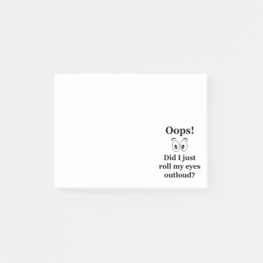 Oeps! Post-it® Notes (Voorkant)