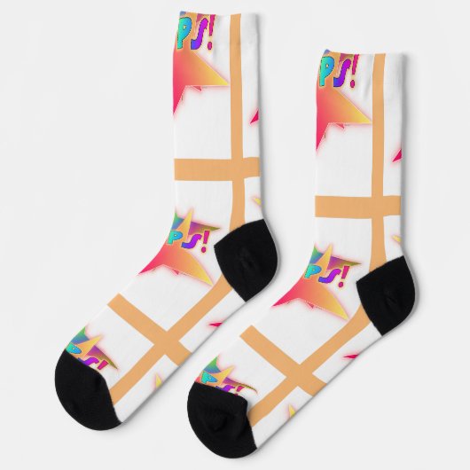 Oeps! Quirky Comic Book Jargon Cabin Sokken (Links)