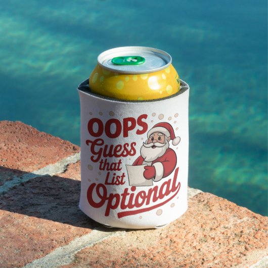 Oeps Raad Die Lijst Optioneel Grappige Kerstman Blikjeskoeler (Insitu Zwembad)