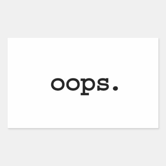 oeps. rechthoekige sticker (Voorkant)