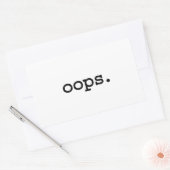 oeps. rechthoekige sticker (Envelop)