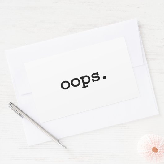 oeps. rechthoekige sticker (Envelop)