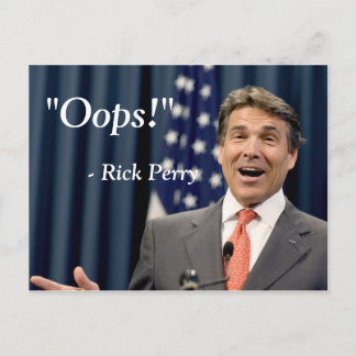 Oeps! - Rick Perry Briefkaart
