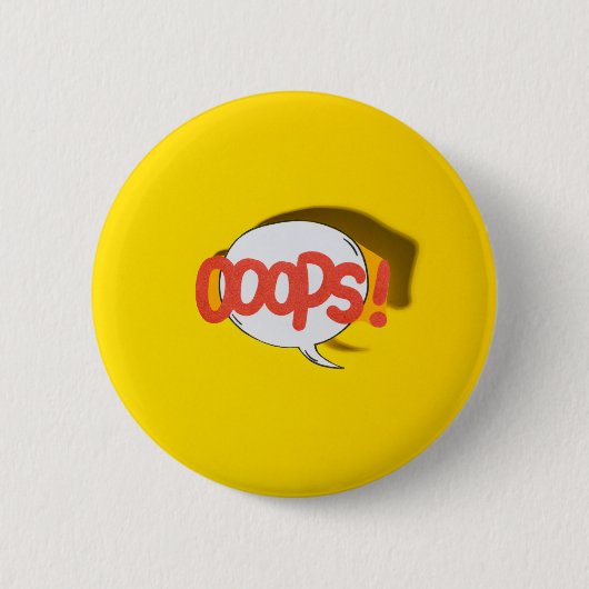 Oeps! Ronde Button 5,7 Cm (Voorkant)