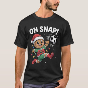 Oeps Snap Pepkabouter Kerst Voetbal Kinderen Jonge T-shirt