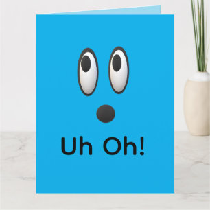 Oeps, Sorry Verjaardagsemoji Kaart
