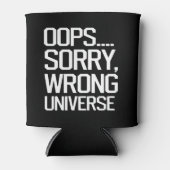 Oeps, sorry, verkeerde wereld blikjeskoeler (Voorkant)