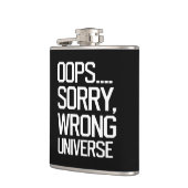 Oeps, sorry, verkeerde wereld heupfles (Links)