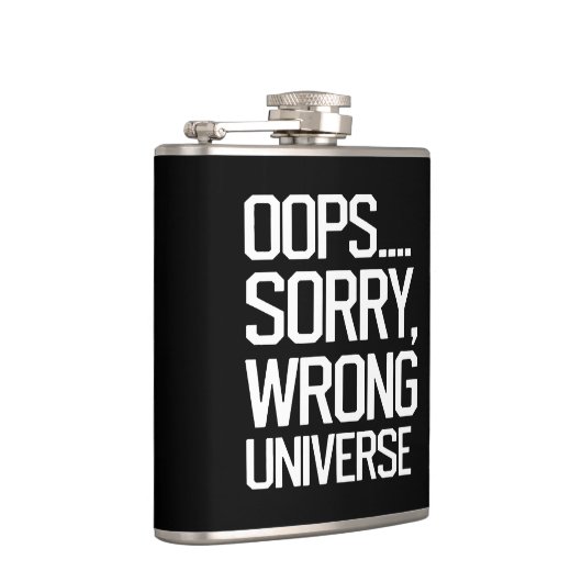 Oeps, sorry, verkeerde wereld heupfles (Rechts)