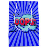 Oeps! Super Hero Comic Book Action Bubble Medium Cadeauzakje (Voorkant)