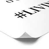 Oeps! Trouwfoto Hashtag Poster (Hoek)