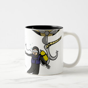 Oeps Tweekleurige Koffiemok