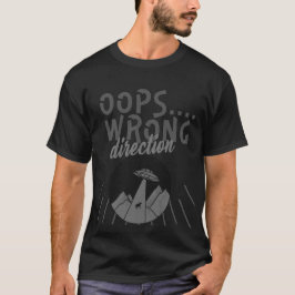 Oeps verkeerde richting t-shirt