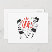 oeps voetbal briefkaart (Voorkant / Achterkant)