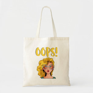 Oeps Vrouw Funky Canvas tas