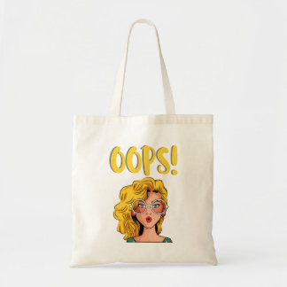 Oeps Vrouw Funky Canvas tas