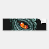 Oer Reptiel Roofdier Oog Bumpersticker (Voorkant)
