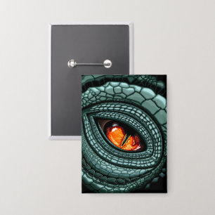 Oer Reptiel Roofdier Oog Button