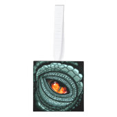 Oer reptiel roofdier oog decoratie (Voorkant)