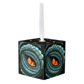 Oer reptiel roofdier oog decoratie (Achter hoekig)