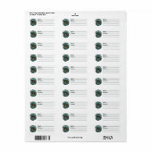 Oer Reptiel Roofdier Oog Etiket (Full Sheet)