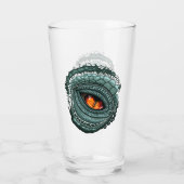 Oer reptiel roofdier oog glas (Achterkant)
