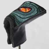 Oer reptiel roofdier oog golfheadcover (3/4 voorkant)