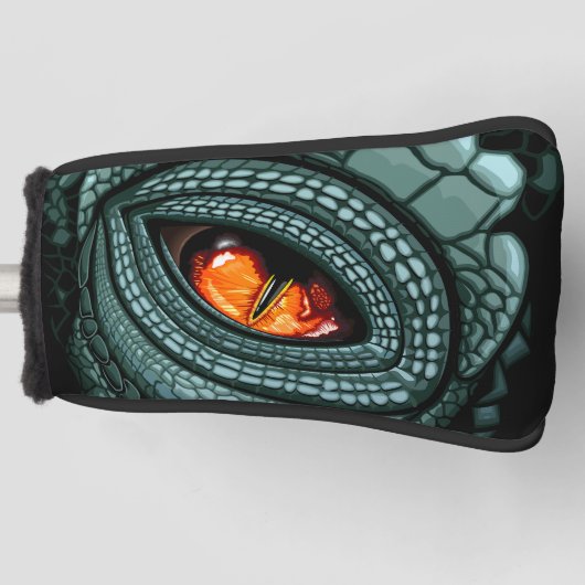 Oer reptiel roofdier oog golfheadcover (Voorkant)