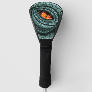 Oer reptiel roofdier oog golfheadcover