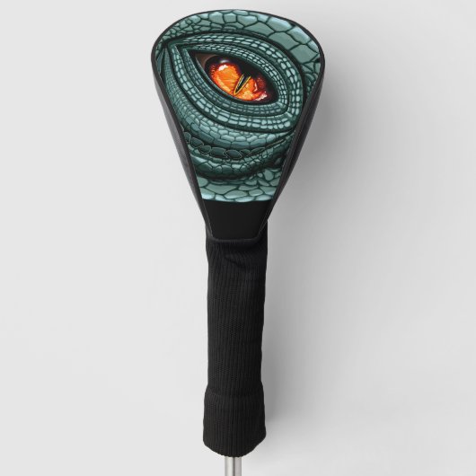 Oer reptiel roofdier oog golfheadcover (Voorkant)