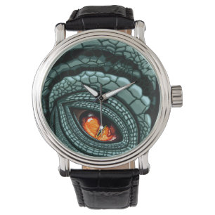 Oer reptiel roofdier oog horloge