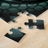 Oer reptiel roofdier oog legpuzzel (Zijkant)