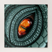 Oer reptiel roofdier oog legpuzzel (Horizontaal)
